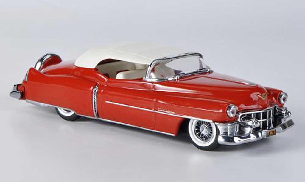 Cadillac Eldorado 1/43 Vitesse Cabriolet rood/wit 1953 modelauto
