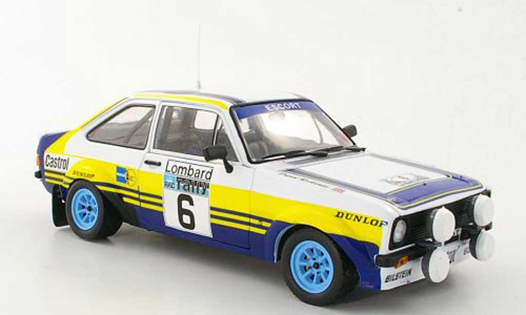 Ford Escort MK2 1/18 Sun Star MK2 1800 No.6 roodhmans A.Vatanen / D.Richards Lombard RAC Rally 1979 modelauto