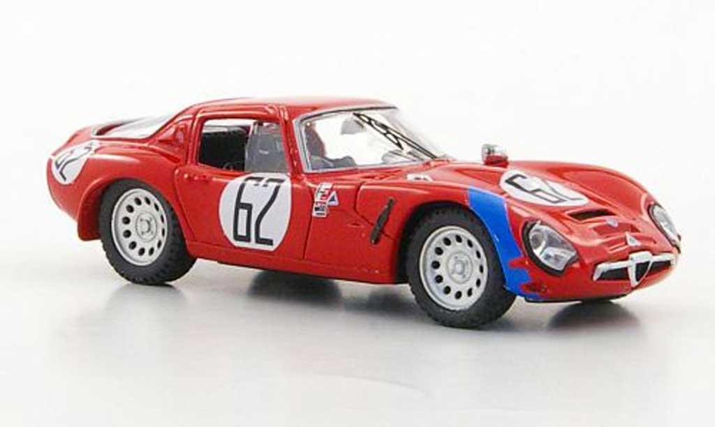 Alfa Romeo TZ2 1/43 Best No.62 Bianchi / Consten Sebring 1966 modelauto
