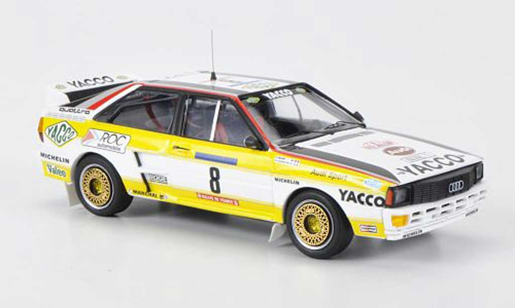 Audi Quattro 1/43 Trofeu No.8 Yacco B.Darniche / A.Mahe Tour de Corse 1984 modelauto