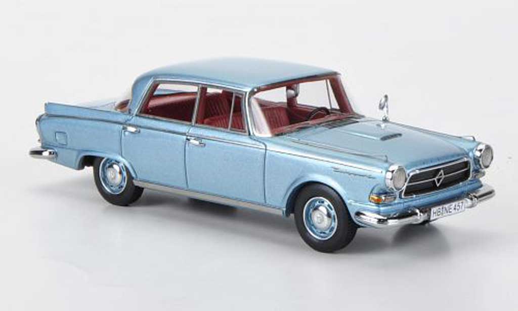 Borgward P100 1/43 Neo blauw 1960 modelauto