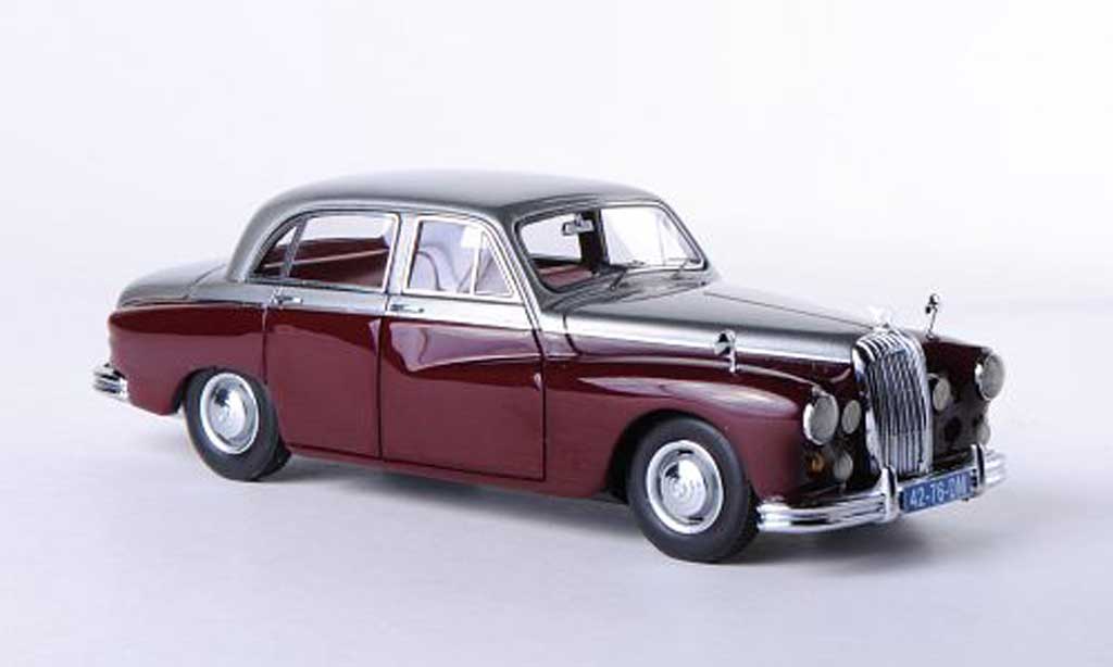 Daimler Majestic 1/43 Neo Major grijs/rood 1959 modelauto