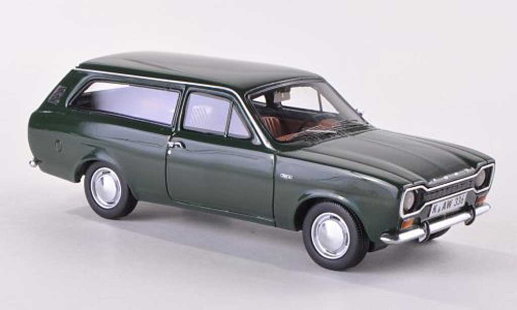 Ford Escort MK1 1/43 Neo MK1 Turnier grun LHD 1968 modelauto