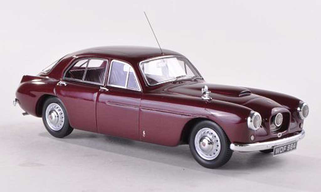 Bristol 405 1/43 Neo Sports Saloon rood RHD 1954 modelauto