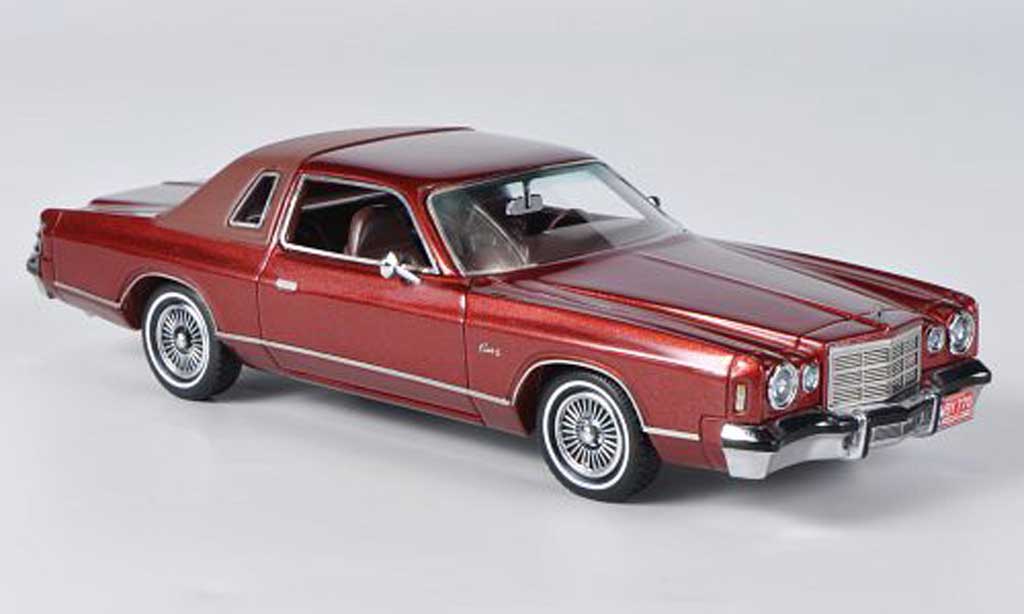 Dodge Charger 1976 1/43 Neo 1976 Mk.IV rood/rood modelauto