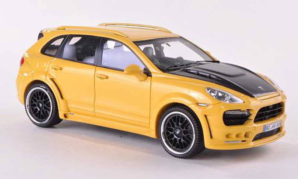 Hamann Guardian 1/43 Neo geel/carbon 2011 modelauto