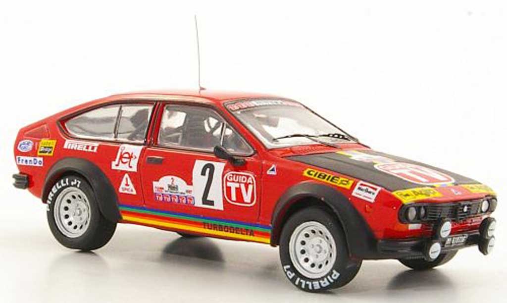 Alfa Romeo GT 2.0 1/43 M4 V 2.0 Alfetta No.2 Pregliasco / Reisoli Targa Florio 1980 modelauto