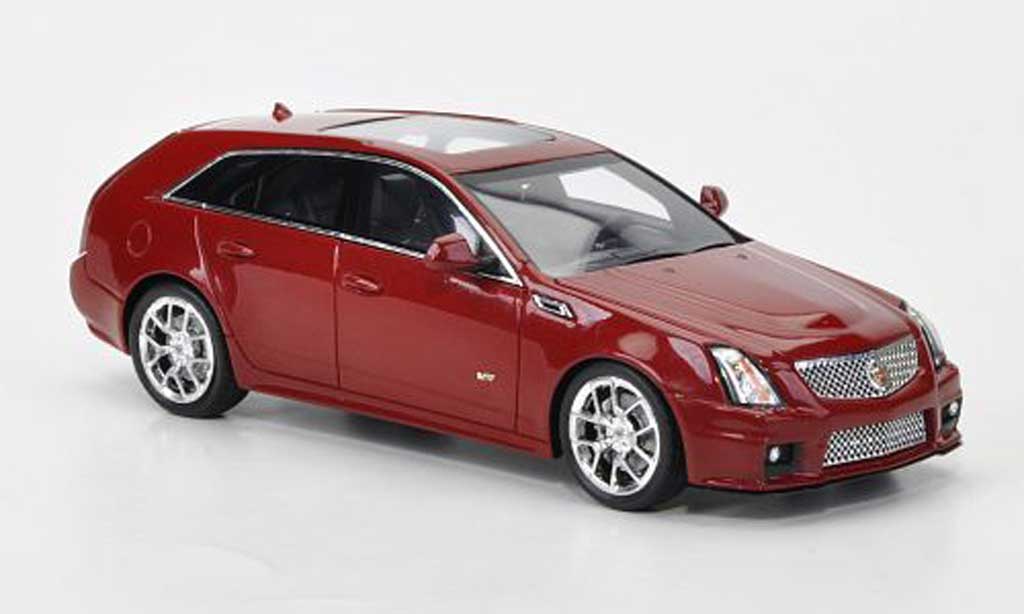 Cadillac CTS-V 1/43 Luxury Collectibles Sport Wagon rood 2011 modelauto