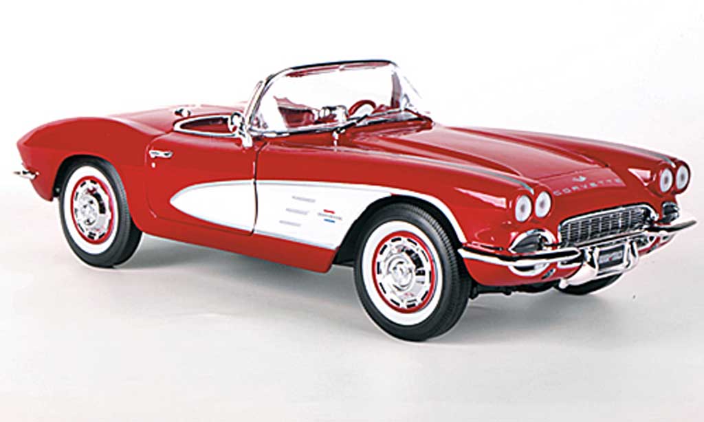 Chevrolet Corvette C1 1/18 Ertl C1 (C1) rood/wit modelauto