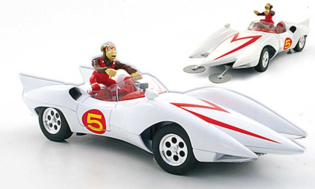 Mach 5 Speed Racer 1/18 Ertl wit modelauto