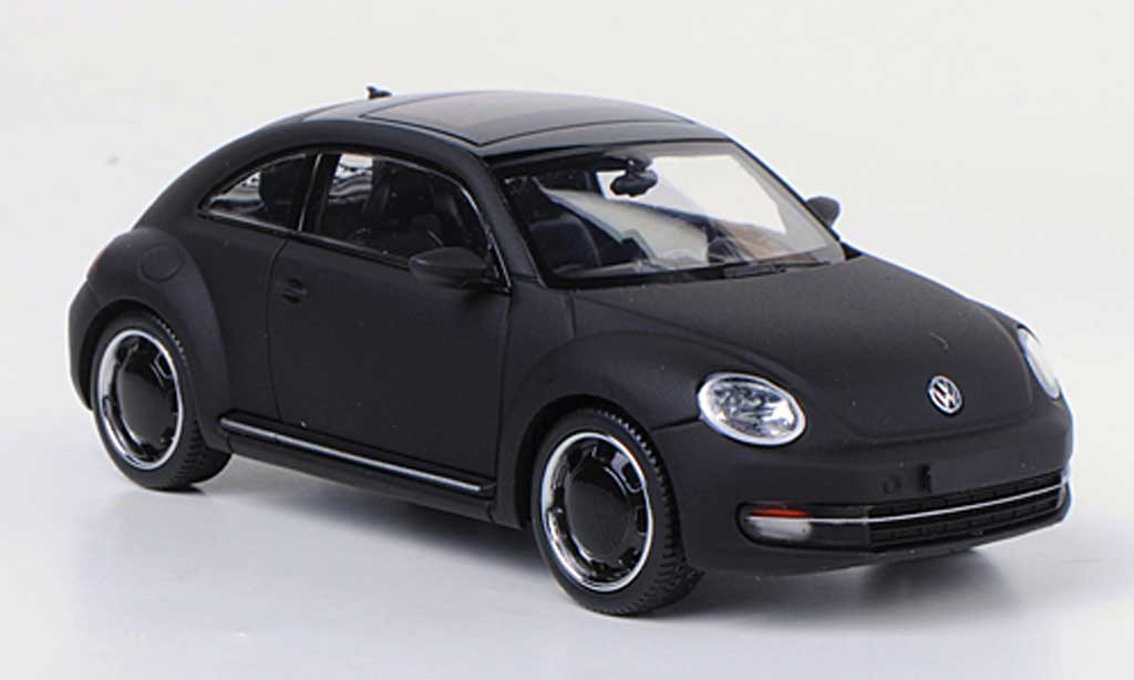 Volkswagen Beetle 1/43 Schuco mattzwart concept black modelauto