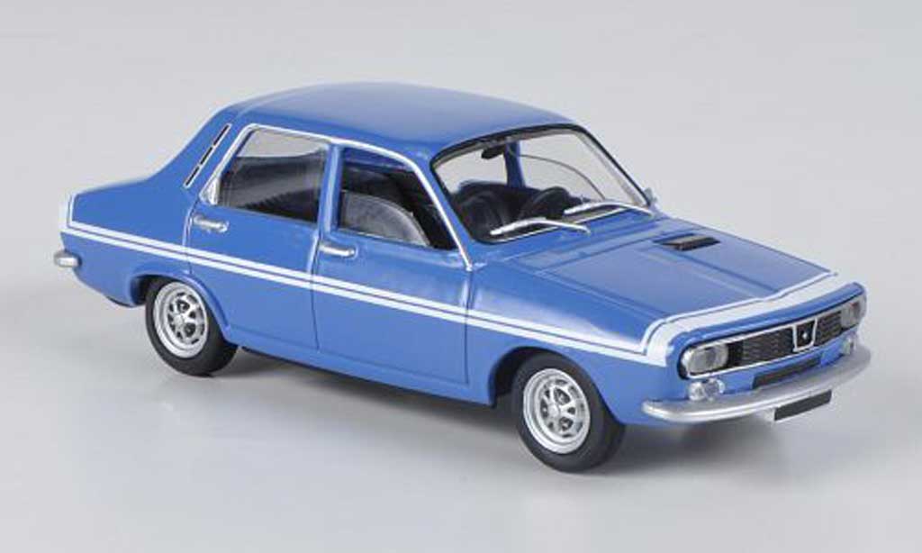 Renault 12 Gordini 1/43 Solido Gordini blauw/wit 1971 modelauto