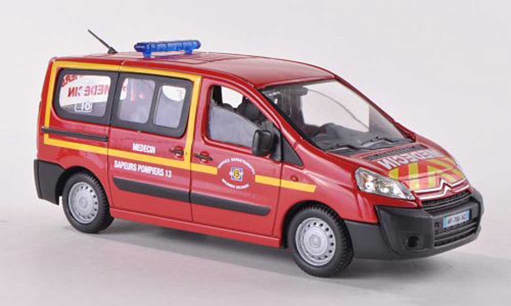 Citroen Jumpy 1/43 Solido Medecin Sapeurs Brandweer Brandweerambulanz (F) 2012 modelauto