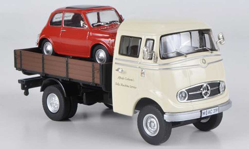 Mercedes L319 1/43 Premium ClassiXXs Fiat 500 Bella Macchina Service modelauto