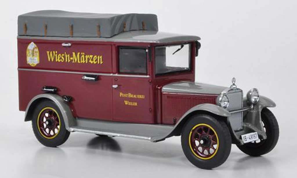 Mercedes L1000 1/43 Premium ClassiXXs Express avec Dachplane Postbrauerei Weiler modelauto