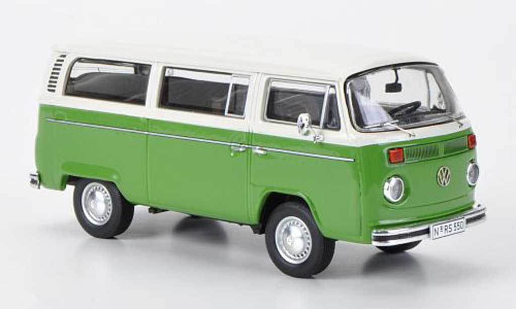 Volkswagen T2 B 1/43 Premium ClassiXXs B Bus L grun/wit modelauto
