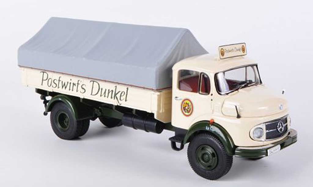 Mercedes LP 911 1/43 Premium ClassiXXs Pritsche Postswirt's Dunkel PP-LKW modelauto