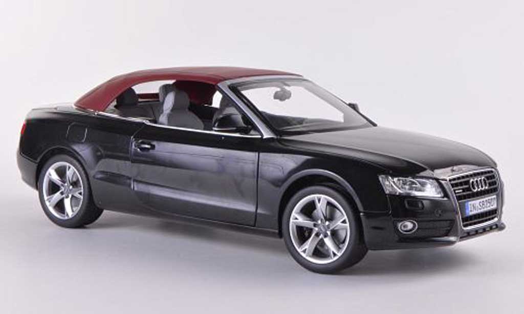 Audi A5 1/18 Norev Cabriolet zwart 2009 modelauto