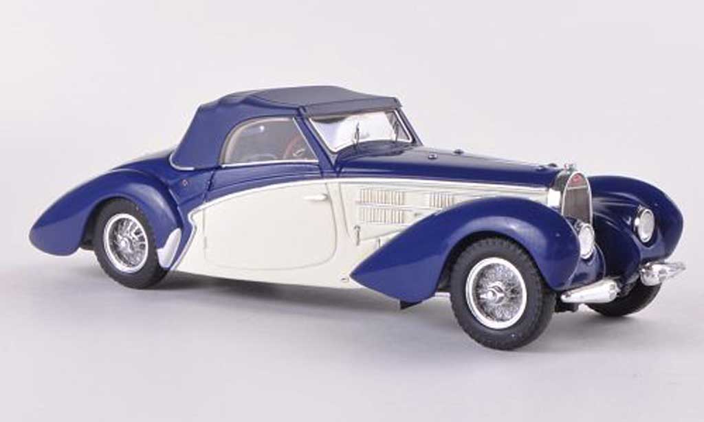 Bugatti 57 C 1/43 Minichamps C Aravis blauw/wit 1939 modelauto