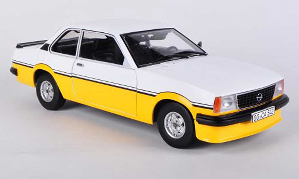 Opel Ascona B 1/18 Sun Star B i2000 wit/geel 1979 modelauto