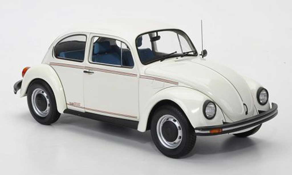 Volkswagen 1200 1/18 Minichamps Jeans Bug wit 1983 modelauto
