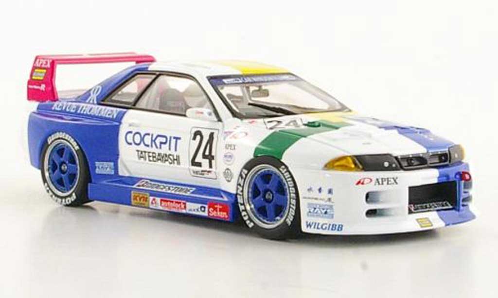 Nissan Skyline R32 1/43 Ebbro R32 GT-R No.24 Cockpit Tatebayashi JGTC 1994 modelauto