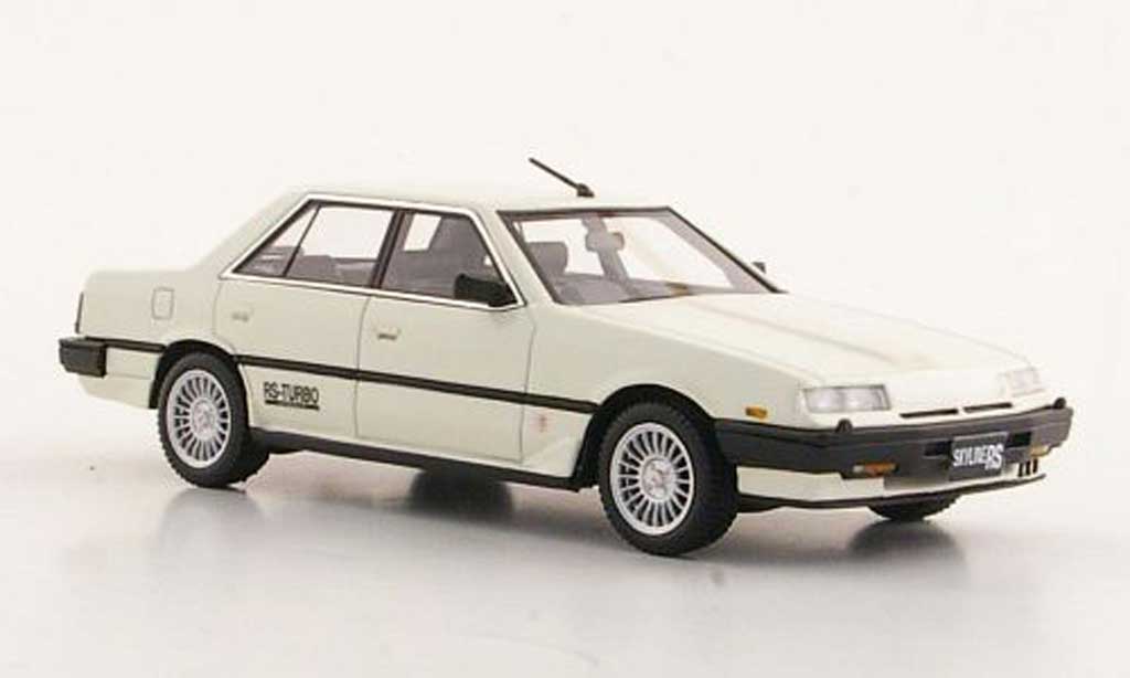 Nissan Skyline 2000 1/43 Hi Story 2000 Sedan Turbo -X wit RHD 1984 modelauto