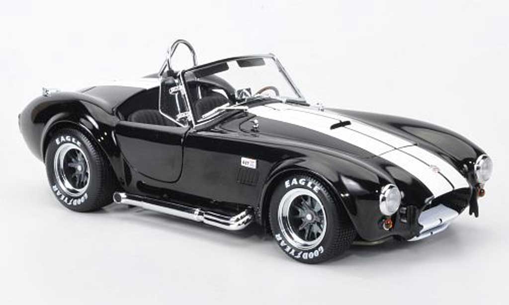 Shelby Ac Cobra 1/18 Kyosho 427 S/C zwart/wit modelauto
