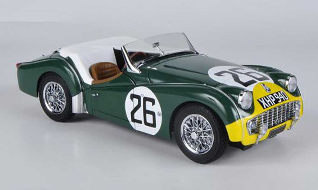 Triumph TR3 S 1/18 Kyosho S No.26 24h Le Mans 1959 modelauto