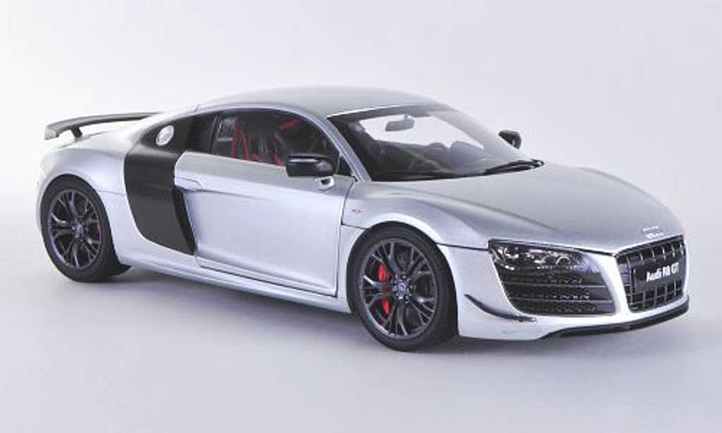Audi R8 GT 1/18 Kyosho GT grijs/carbon 2012 modelauto