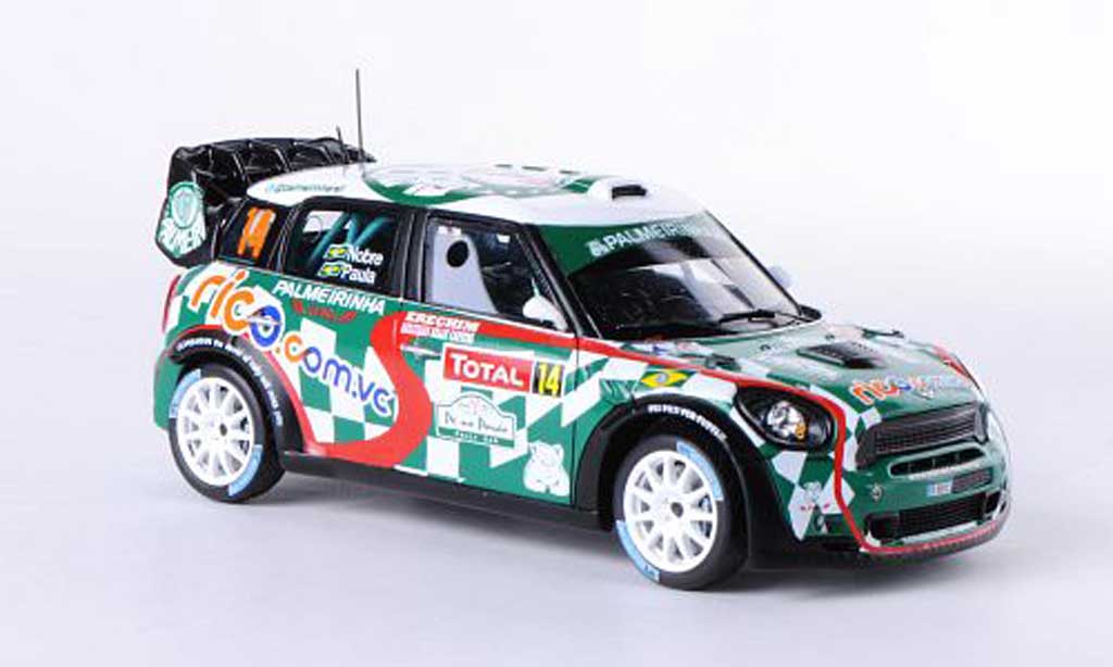 Mini Cooper WRC 1/43 Spark WRC Works No.14 Palmerinha Rallye Monte Carlo 2012 P.Nobre/E.Paula modelauto