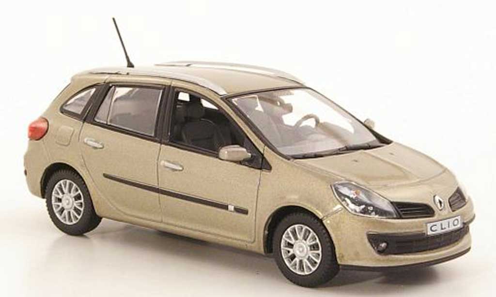 Renault Clio III 1/43 Norev III Grandtour beige 2008 modelauto