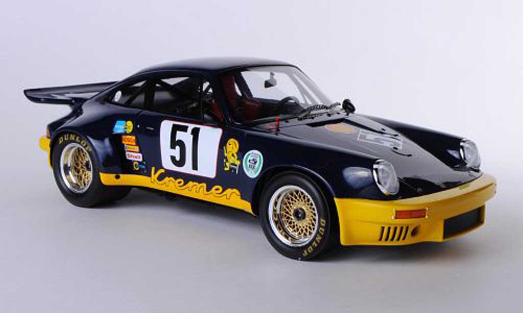Porsche 930 RSR 1/18 Spark RSR 3.0 No.51 Kremer Racing B.Wollek 1975 modelauto