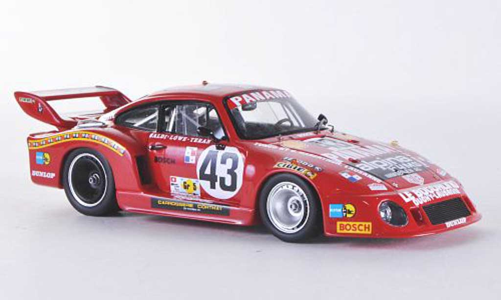 Porsche 935 1979 1/43 Spark 1979 No.43 Panama 24h Le Mans C.Haldi/R.Teran/H.Loewe modelauto