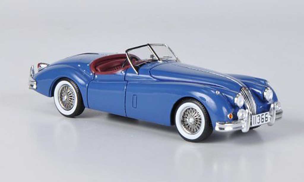 Jaguar XK 140 1/43 Spark 140 Roadster blauw 1957 modelauto