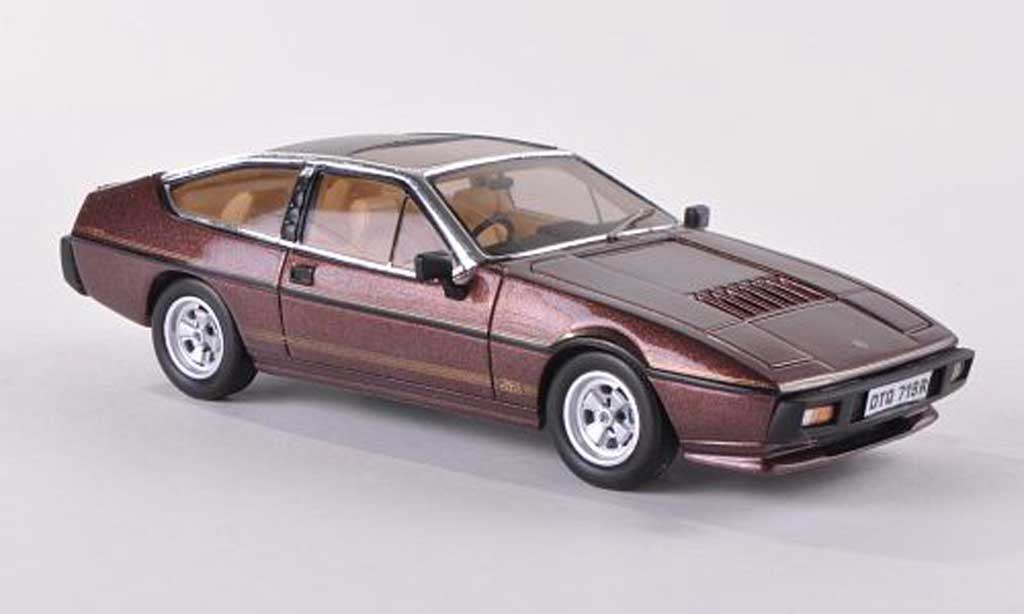 Lotus Eclat 1/43 Spark S2 bruin 1980 modelauto