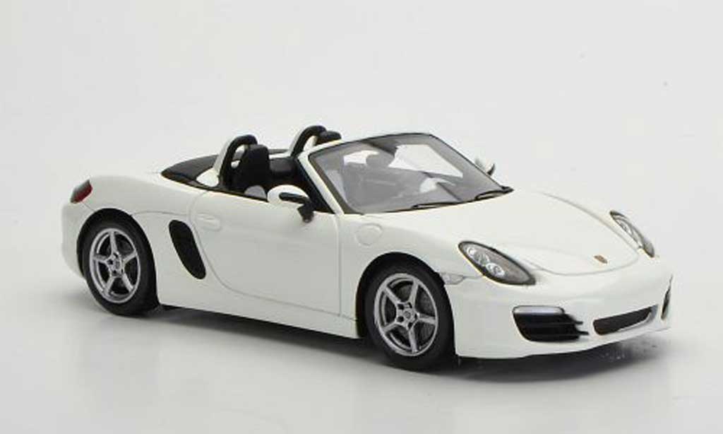 Porsche Boxster 1/43 Spark S (981) wit 2012 modelauto