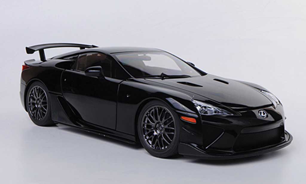 Lexus LFA 1/18 Autoart Nurburgring zwart 2011 modelauto