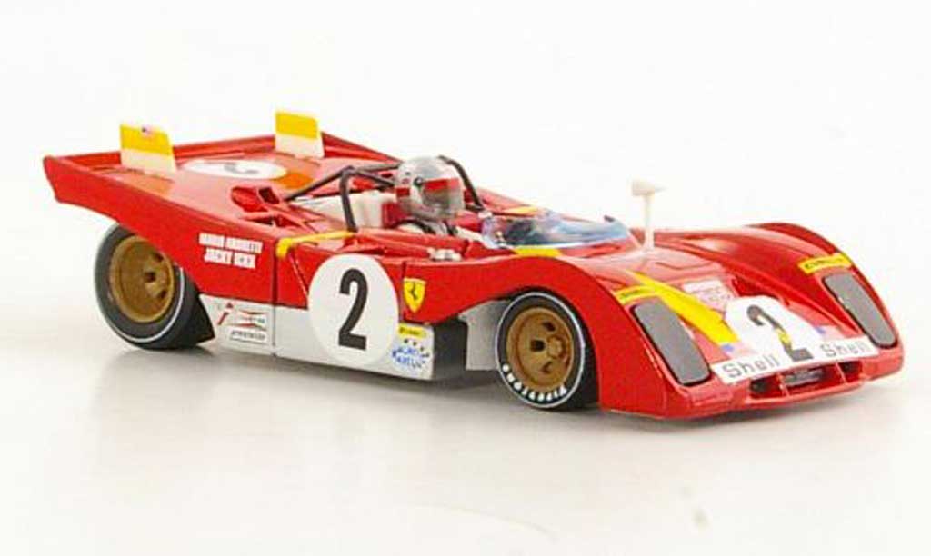Ferrari 312 PB 1/43 Brumm PB No.2 J.Ickx / M.Andretti 6h Daytona 1972 modelauto
