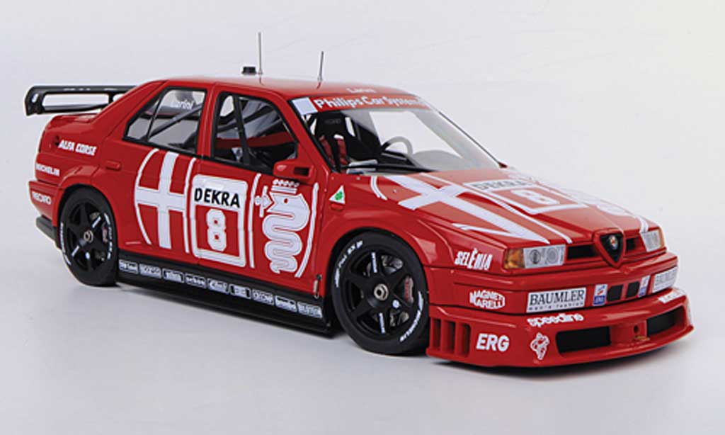 Alfa Romeo 155 1/18 Autoart V6 TI No.8 Alfa Corse N.Larini DTM Zolder 1993 modelauto