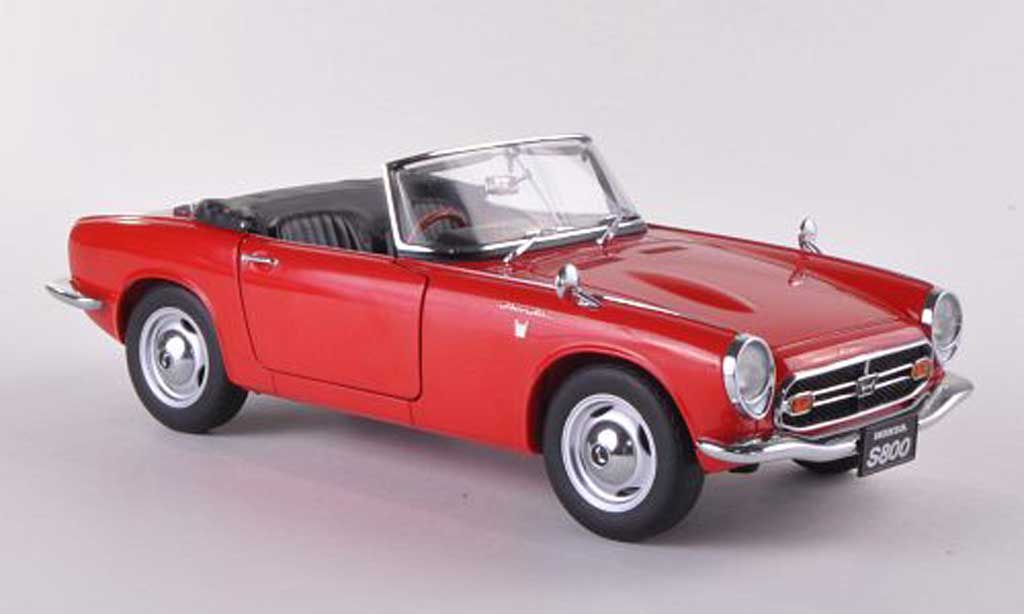 Honda S800 1/18 Autoart Roadster rood 1966 modelauto