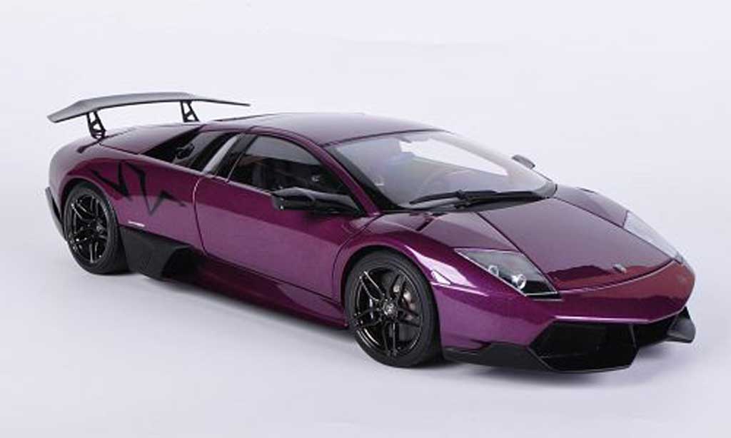 Lamborghini Murcielago LP670 1/18 Autoart LP670 SV lila modelauto