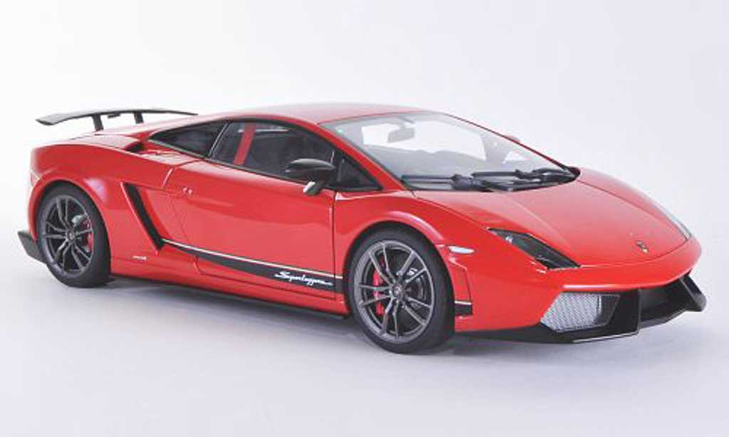 Lamborghini Gallardo LP570-4 1/18 Autoart LP570-4 Superleggera rood modelauto