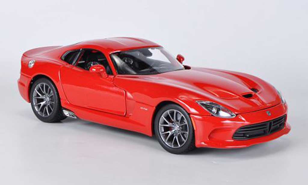 Dodge Viper SRT GTS 1/18 Maisto SRT GTS rood 2013 modelauto