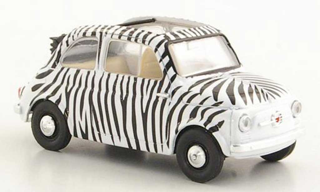 Fiat 500 1/43 Brumm Nuova ''Zebrata'' 1957 modelauto