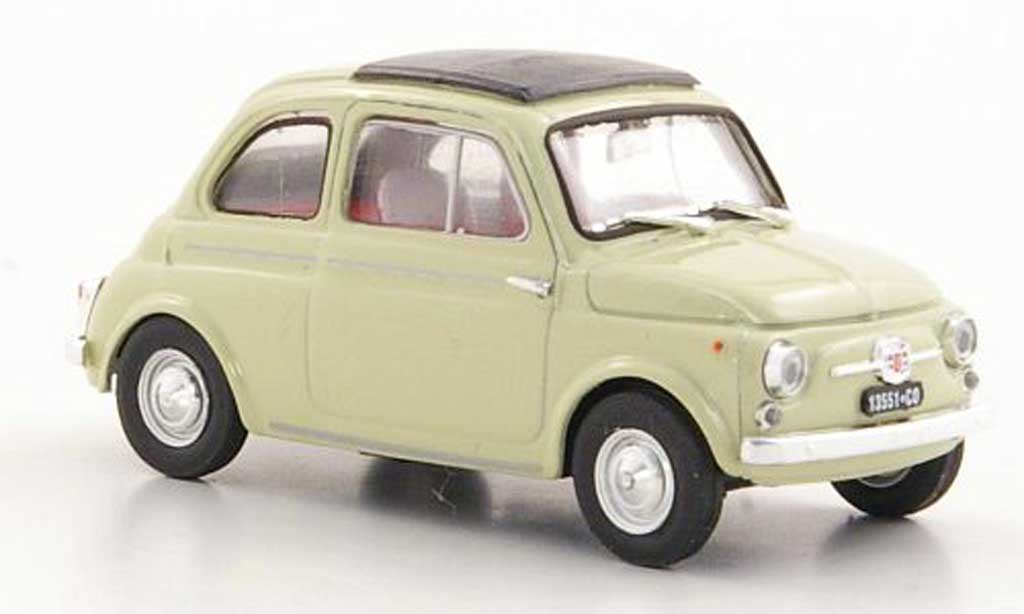 Fiat 500 D 1/43 Brumm D beige 1960 modelauto
