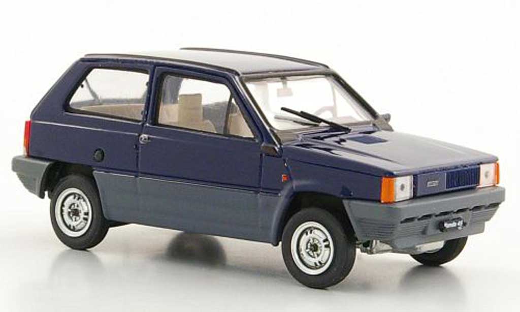 Fiat Panda 1/43 Brumm 45 blauw 1980 modelauto
