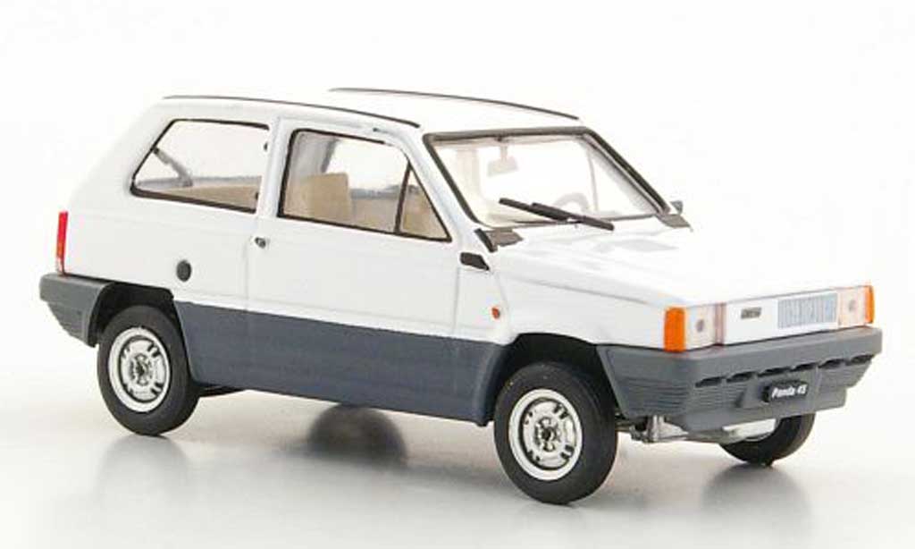 Fiat Panda 1/43 Brumm 45 wit 1980 modelauto
