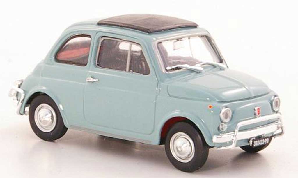 Fiat 500 L 1/43 Brumm L blauwgrijs 1968 modelauto