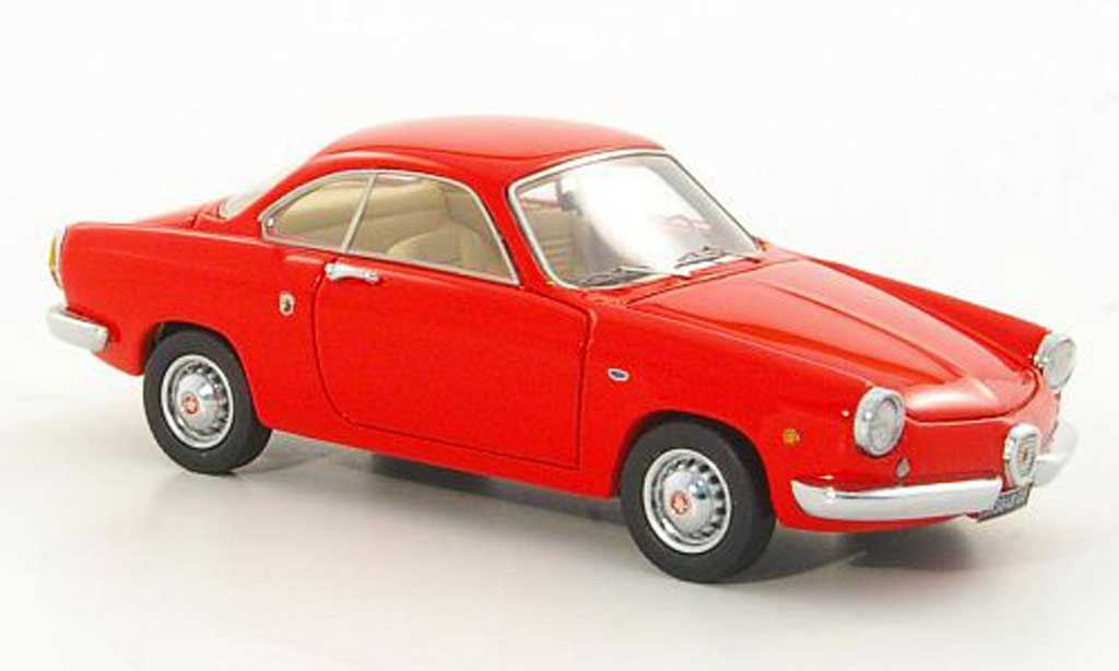 Abarth 850 coupe 1/43 Lux B coupe rood 1959 modelauto